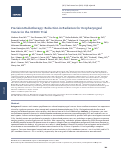 Cover page: Precision Radiotherapy: Reduction in Radiation for Oropharyngeal Cancer in the 30 ROC Trial