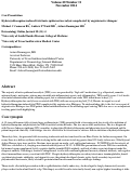 Cover page: Hydroxychloroquine-induced fatal toxic epidermal necrolysis complicated by angioinvasive rhizopus