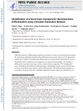 Cover page: Identification of a novel gene signature for neuroblastoma differentiation using a Boolean implication network