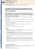 Cover page: Prehospital Use of Nonsteroidal Anti-inflammatory Drugs (NSAIDs) Is Associated With a Reduced Incidence of Trauma-Induced Coagulopathy