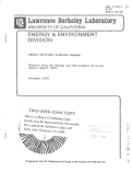 Cover page: ENERGY EFFICIENT LIGHTING PROGRAM. CHAPTER FROM THE ENERGY AND ENVIRONMENT DIVISION ANNUAL REPORT 1979