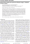 Cover page: Rietveld texture analysis from synchrotron diffraction images. I. Calibration and basic analysis