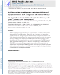 Cover page: Aryl-fluorosulfate-based Lysine Covalent Pan-Inhibitors of Apoptosis Protein (IAP) Antagonists with Cellular Efficacy