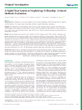 Cover page: A Night Float System in Nephrology Fellowship: A Mixed Methods Evaluation.