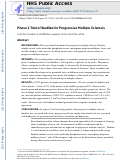 Cover page: Phase 2 Trial of Ibudilast in Progressive Multiple Sclerosis