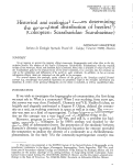 Cover page: Historical and ecological factors determining the geographical distribution of beetles (Coleoptera: Scarabaeidae: Scarabaeinae)