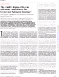 Cover page: The eruptive tempo of Deccan volcanism in relation to the Cretaceous-Paleogene boundary