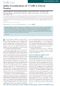 Cover page: Safety Considerations of 7-T MRI in Clinical Practice