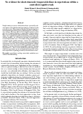 Cover page: No evidence for short-timescale temporal declines in expectations within a controlled cognitive task