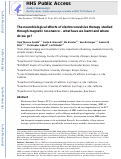 Cover page: The Neurobiological Effects of Electroconvulsive Therapy Studied Through Magnetic Resonance: What Have We Learned, and Where Do We Go?