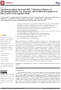 Cover page: The Relationships between HIV-1 Infection, History of Methamphetamine Use Disorder, and Soluble Biomarkers in Blood and Cerebrospinal Fluid