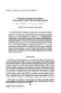 Cover page: Verification of Algebra Step Problems: A Chronometric Study of Human Problem Solving