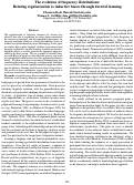 Cover page: The Evolution of Frequency Distributions: Relating regularization to inductive biases through iterated learning