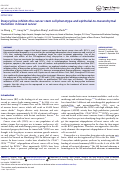 Cover page: Doxycycline inhibits the cancer stem cell phenotype and epithelial-to-mesenchymal transition in breast cancer.