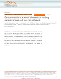 Cover page: Genome-wide burden of deleterious coding variants increased in schizophrenia