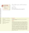 Cover page: The Phylogeny and Evolution of Ants