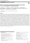 Cover page: Effects of meteorological and land surface modeling uncertainty on errors in winegrape ET calculated with SIMS