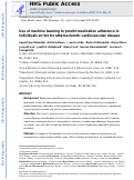 Cover page: Use of machine learning to predict medication adherence in individuals at risk for atherosclerotic cardiovascular disease