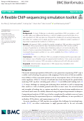 Cover page: A flexible ChIP-sequencing simulation toolkit.