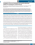 Cover page: Investigation of the role of interleukin-6 and hepcidin antimicrobial peptide in the development of anemia with age