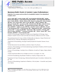 Cover page: Neuropsychiatric Events in Systemic Lupus Erythematosus: Predictors of Occurrence and Resolution in a Longitudinal Analysis of an International Inception Cohort