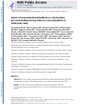 Cover page: Impact of measurement and feedback on chlorhexidine gluconate bathing among intensive care unit patients: A multicenter study.