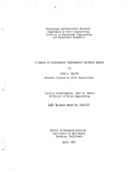 Cover page: A Theory of Anisotropic Viscoelastic Sandwich Shells