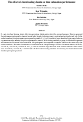 Cover page: The effect of cheerleading chants on time estimation performance