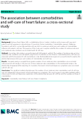 Cover page: The association between comorbidities and self-care of heart failure: a cross-sectional study