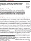 Cover page: Surface ocean warming and acidification driven by rapid carbon release precedes Paleocene-Eocene Thermal Maximum