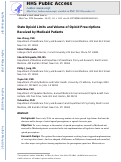 Cover page: State Opioid Limits and Volume of Opioid Prescriptions Received by Medicaid Patients