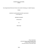 Cover page: How Organizational Structures Produce Inaccessible Technology at a Hybrid Company