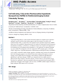 Cover page: Self-indicating, fully active pharmaceutical ingredients nanoparticles (FAPIN) for multimodal imaging guided trimodality cancer therapy