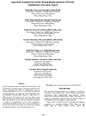 Cover page: Aspectual Asymmetries in the Mental Representation of Events: Significance of Lexical Aspect