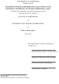 Cover page: Flexible Integro-Differential Equations for Bayesian Modeling of Spatio-Temporal Data