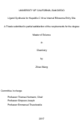Cover page: Ligand Synthesis for Hepatitis C Virus Internal Ribosome Entry Site