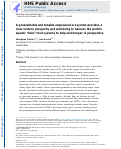 Cover page: A generalizable and tunable engineered ecosystem provides a clear route to prosperity and well-being to harness the worlds aquatic blue food systems to help end hunger: A perspective.