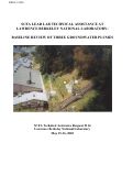 Cover page: SCFA lead lab technical assistance at Lawrence Berkeley National 
Laboratory: Baseline review of three groundwater plumes