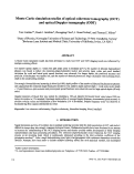 Cover page: Monte Carlo simulation studies of optical coherence tomography (OCT) and optical Doppler tomography (ODT)