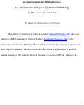 Cover page: Concept Formation in Political Science: An Anti-Naturalist Critique of Qualitative Methodology