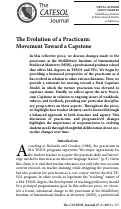 Cover page: The Evolution of a Practicum: Movement Toward a Capstone