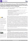 Cover page: Cardiac NF-κB Acetylation Increases While Nrf2-Related Gene Expression and Mitochondrial Activity Are Impaired during the Progression of Diabetes in UCD-T2DM Rats