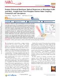 Cover page: Exciton Enhanced Nonlinear Optical Responses in Monolayer h‑BN and MoS2: Insight from First-Principles Exciton-State Coupling Formalism and Calculations