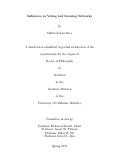 Cover page: Influences in Voting and Growing Networks