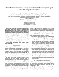 Cover page: Matrix Factorizations at Scale: a Comparison of Scientific Data Analytics in Spark and C+MPI Using Three Case Studies: