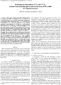 Cover page: Exchanges of Atmospheric CO2 and 13CO2 with the Terrestrial Biosphere and Oceans from 1978 to 2000. IV. Critical Overview