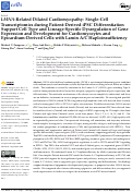 Cover page: LMNA-Related Dilated Cardiomyopathy: Single-Cell Transcriptomics during Patient-Derived iPSC Differentiation Support Cell Type and Lineage-Specific Dysregulation of Gene Expression and Development for Cardiomyocytes and Epicardium-Derived Cells with Lamin A/C Haploinsufficiency