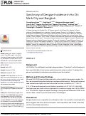 Cover page: Synchrony of Dengue Incidence in Ho Chi Minh City and Bangkok