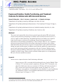 Cover page: Expressed Emotion, Family Functioning, and Treatment Outcome for Adolescents with Anorexia Nervosa.