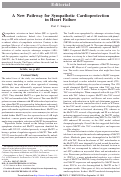 Cover page: A New Pathway for Sympathetic Cardioprotection in Heart Failure